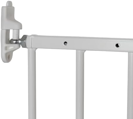 Multidan, Covers Openings between 62.5-106.8 Cm/24.6-42 Inches, Extendable Stair Gate/Baby Gate/Safety Gate, Metal, White, Made in Denmark - (Pet Gate/Dog Gate)