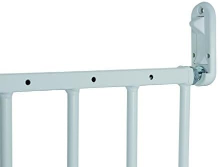 Multidan, Covers Openings between 62.5-106.8 Cm/24.6-42 Inches, Extendable Stair Gate/Baby Gate/Safety Gate, Metal, White, Made in Denmark - (Pet Gate/Dog Gate)