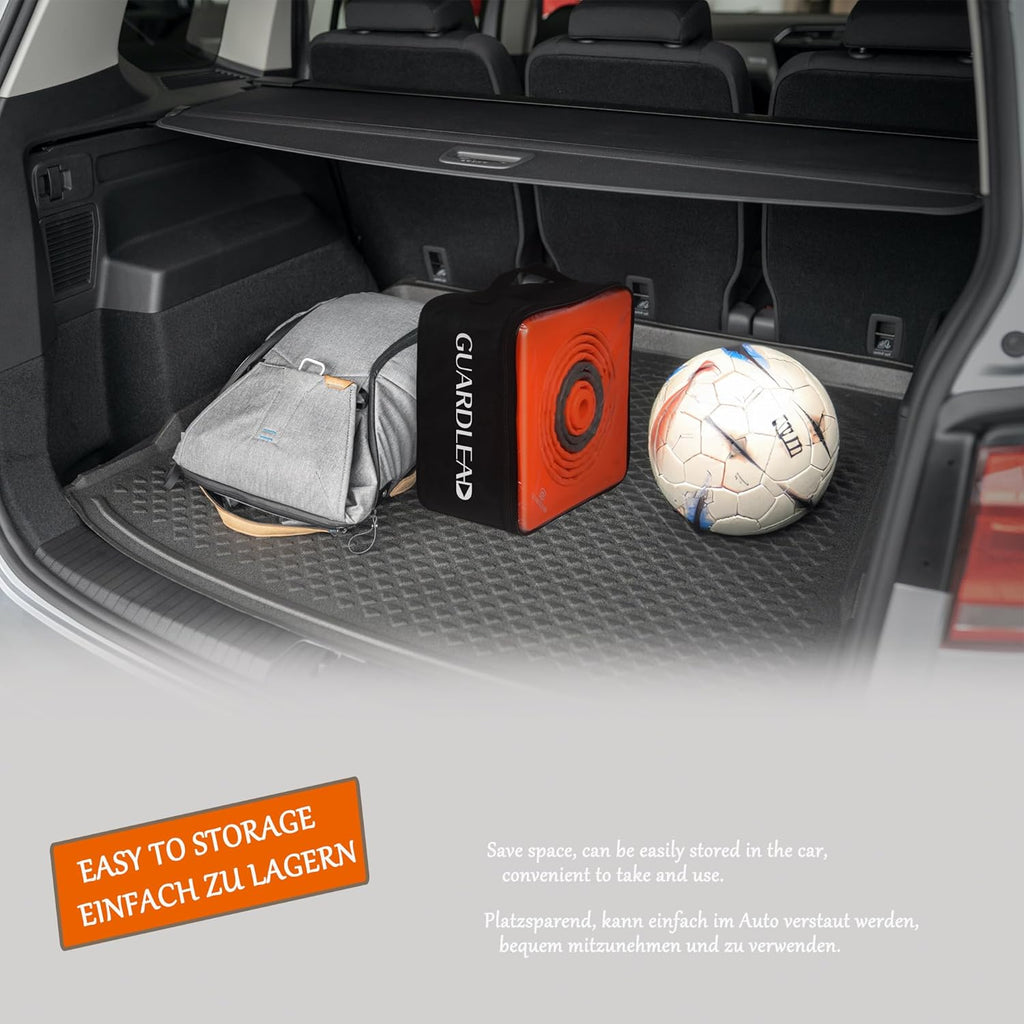 Collapsible Traffic Cone 45 Cm (18") - Reflective Pop up Safety Cone, Orange Road Cone for Car Breakdown, Parking & Sports (1 Piece)